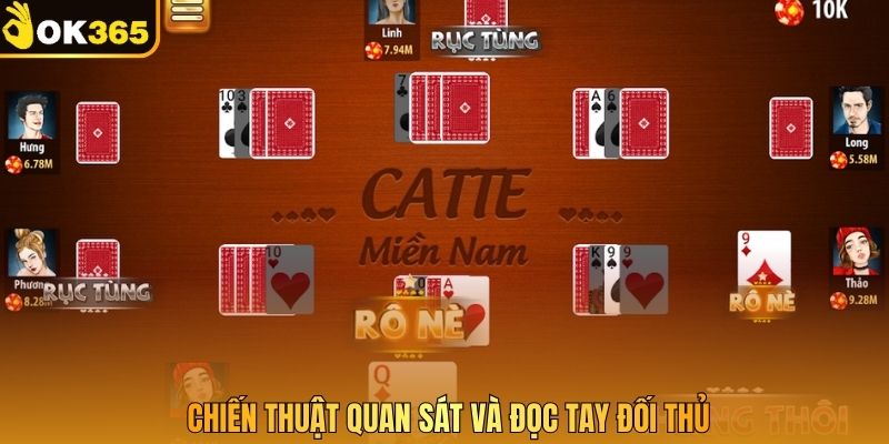Chiến thuật quan sát và đọc tay đối thủ